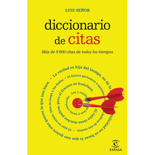 Diccionario De Citas, De Señor González, Luis. Editorial Espasa, Tapa Blanda En Español