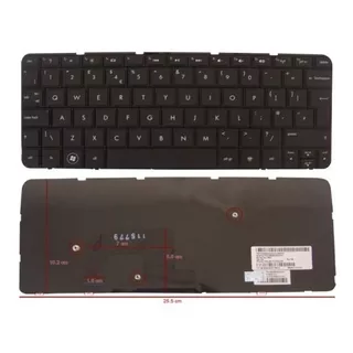 Teclado Hp Mini 1103, Teclas Negras, En Español