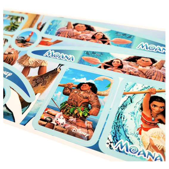 Plancha Kit De Calcomanías Para Bicicletas Similar Moana