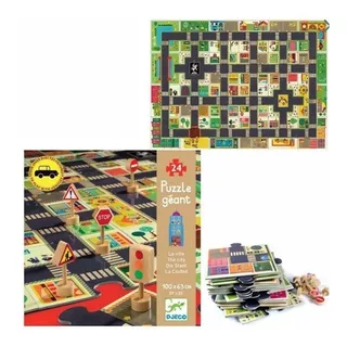 Puzzle Pop To Play Djeco En La Ciudad- 24 Piezas