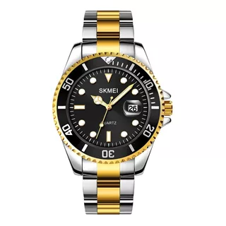 Reloj Hombre Skmei 1779 Calendario Rolex Submariner Style