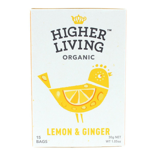 Té Higher Living Limón & Ginger 15 Sobres 30g