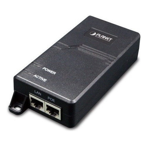 Inyector Ultra Poe 60w 4-pares Utp Planet Poe-173 1000 Mbps