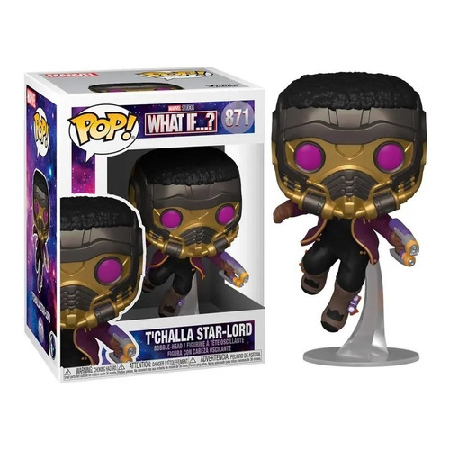 Funko Pop Marvel What If...? T'challa Star-lord 871