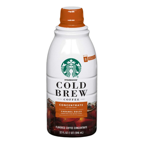 Starbucks Cafe Cold Brew Sabor Caramelo Dolce 946 Ml