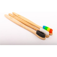 Cepillo Dental Bambú Ecológico Adulto Pack 6 Piezas