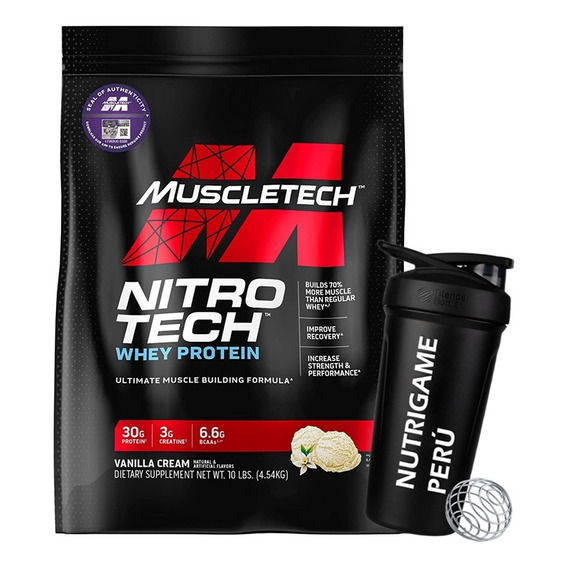 Proteina Nitrotech Performance Series 10lb - Tienda Fisica