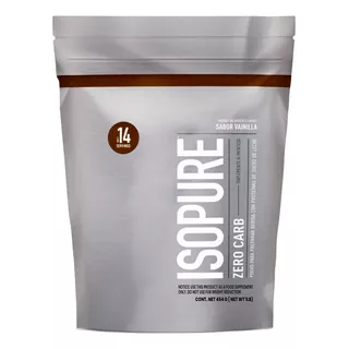 Nature´s Best Zero Carb Isopure 454 Grs Sabor Galleta Con Crema