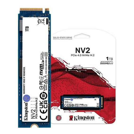 Ssd Kingston   1tb   Nv2 Pcie 4.0 Nvme M.2 ( Original ) 