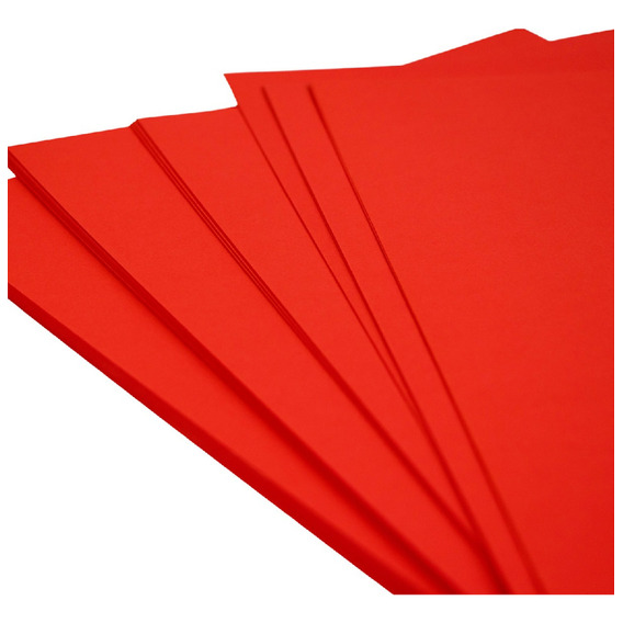 Hojas De Papel Bond Colores Intesos 100 Piezas 75g Apsa Color Rojo