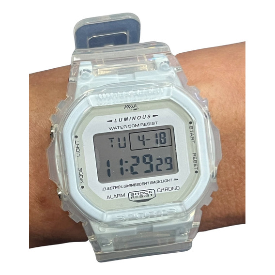 Reloj Aiwa Digital Unisex Sumerg Crono Alarm-taggershop F