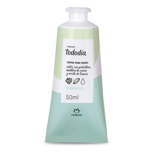  Crema Hidratante Para Manos Natura Tododía Flor De Lis 50ml