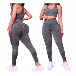 Conjunto Deportivo 2 Piezas Calza Top Yoga Gym 