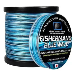 1000m 8x - Linha De Pesca Fishermans Camuflada Multifilament