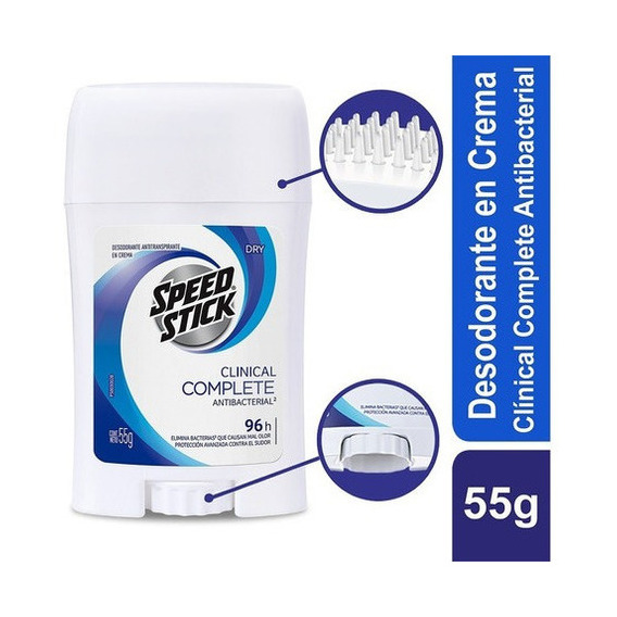 Desodorante Speed Stick Clinical Complete X 55g