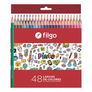 Pinturitas Lapices De Color Filgo X48 Largas