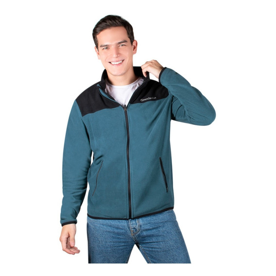 Sudadera Hombre Greenlander Fce7593 Fleece Cierre Completo