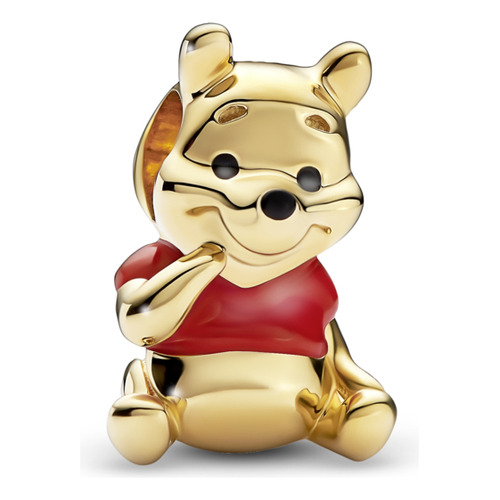 Charm De Disney Oso Winnie The Pooh Color Dorado