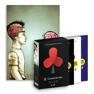 Box Geração De Valor - Cérebro: (volumes 1, 2, 3 + Pôster Exclusivo Cérebro), De Augusto Da Silva, Flávio. Editora Wiser Educação S.a, Capa Mole Em Português, 2020