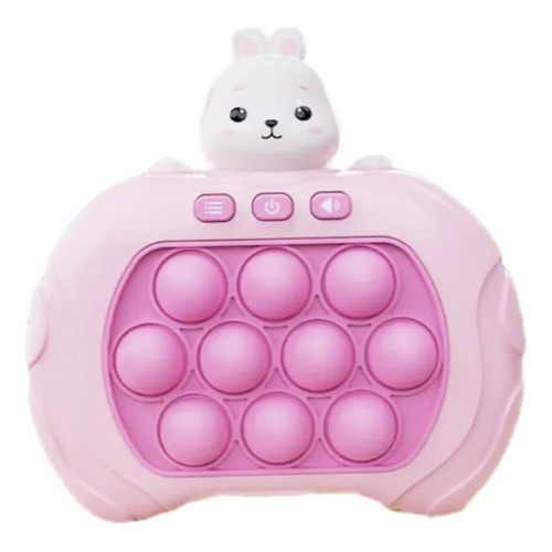 Consola electrónica antiestrés Pop It Gamer Pink Bunny