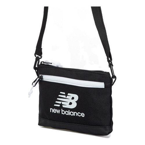 Bolso New Balance Sling Bag-negro/blanco Color Negro/Blanco