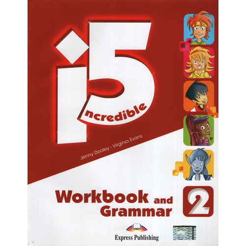 Incredible 5 2 - Workbook + Grammar Book, De Vv. Aa.. Editorial Express Publishing, Tapa Blanda En Inglés Internacional