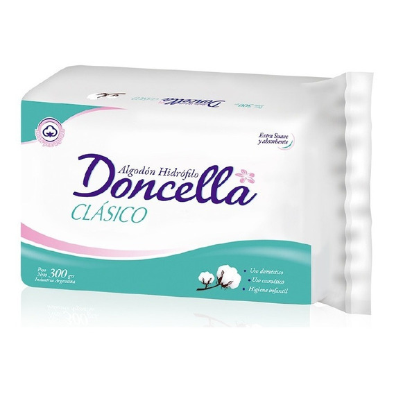 Doncella Algodón Hidrófilo X 300 Gr.para Bebe - Adulto