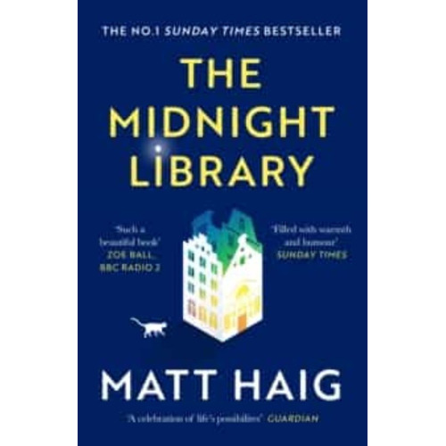 Midnight Library, de Matt Haig. Editorial CANONGATE, tapa blanda en inglés, 2020