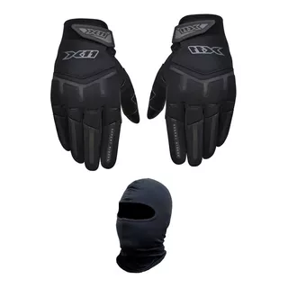 Kit Chuva Luva X11 Masculina Balaclava Motoqueiro Moto Boy