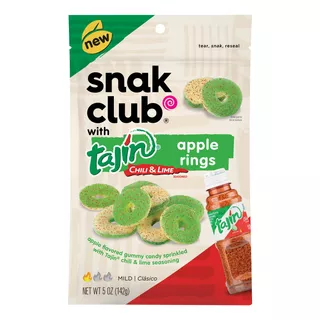 Snak Club X Tajín - Anillos De Manzana 142g | Casa México