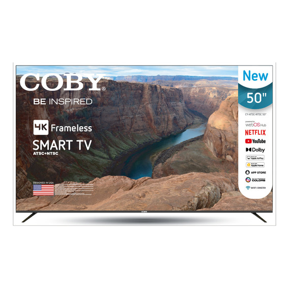 Smart Tv Pantalla 50 Pulgadas Coby Webos Hub Led 4k Ultra Hd