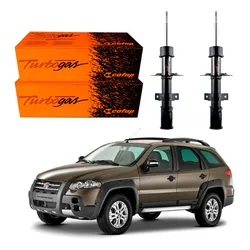  Par Amortecedor Dianteiro Palio Adventure 1.8 2008 A 2018