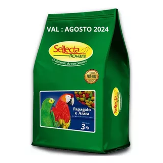 Sellecta Papagaio E Arara 3kg Extrusada