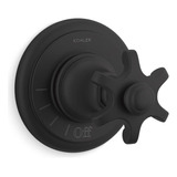 Kohler T72771-3-bl Control De Volumen Negro Mate Ews