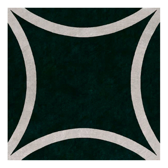 Porcelanato Piso Y Pared De 22.5x22.5 Tipo Hidraulico Negro 