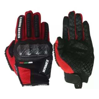 Guantes Carbón Series Winmex Color Rojo Talla Xxl