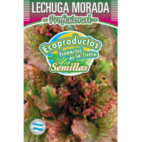 Semillas Huerta Ecoproductos Lechuga Morada