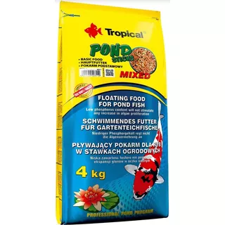 Ração Para Carpas Tropical Pond Sticks Mixed 4kg