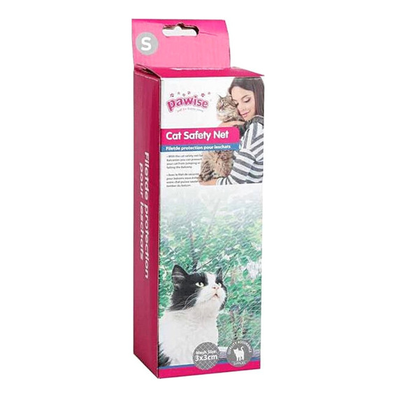 Malla De Seguridad  Pawisa Para Gatos Ventana Nylon 3x2m