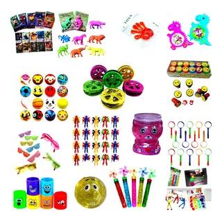 Combo Juguete Para La Piñata Souvenir Cotillon X 100u