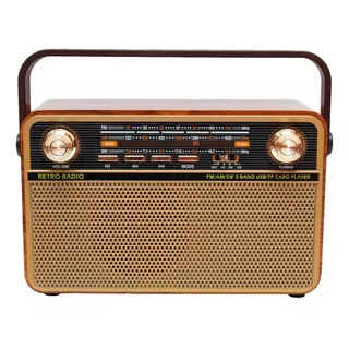 Radio Retro Rec. Cmik Mk-621 Bluetooth Sw/am/fm/sd/usb/aux Color Marrón