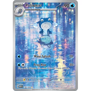 Poliwhirl 176/165 151 Scarlet & Violet Pokemon Card