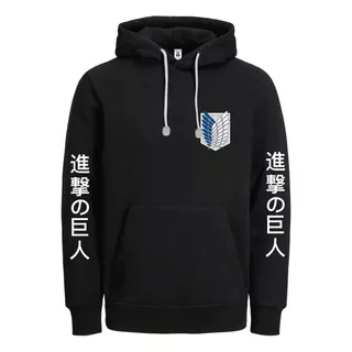 Saco Buso Buzo Hoodies Attack On Titan Legion Espalda