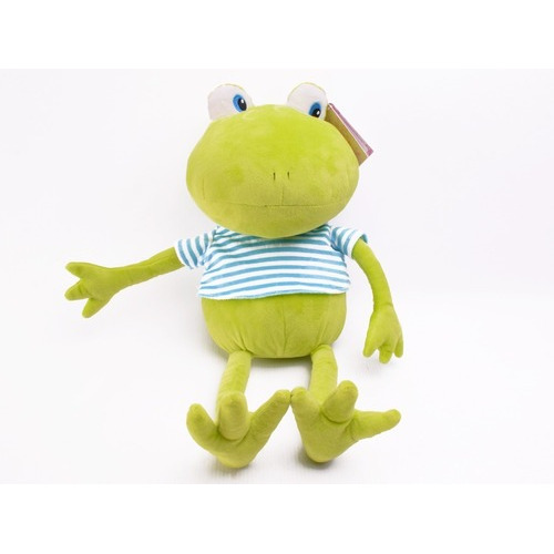 Peluche Rana Sapo 49 Cm Tiernas Mascotas El Duende Azul Color Verde Talle Talle Único