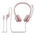 Audifono Logitech H390 Usb - Cancelación De Ruido Color Rosa