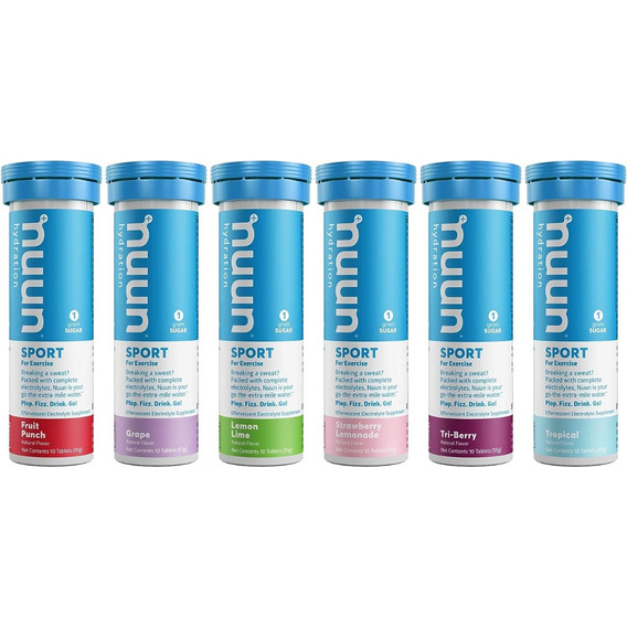 Nuun Sport 60 Tabletas Hidratación Varios Sabores