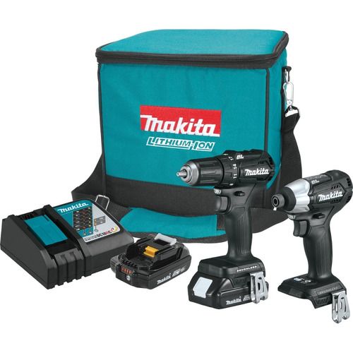 Combo Rotomartillo Llave De Impacto 18v Cx200rb Makita Color Gris Frecuencia 60 MHz