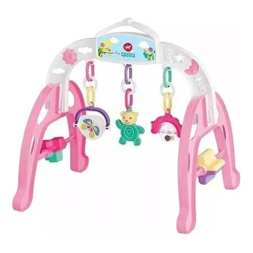 Gimnasio Para Bebés Baby Gym - Calesita Art. 901 Color Rosa