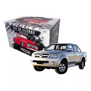 Kit Filtros Wega Toyota Hilux 2.5 3.0 Td 2005 A 2015