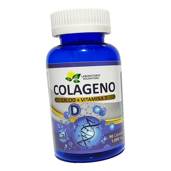 Colageno + Calcio + Vitamina D / 90 Capsulas De 1.000 Mg